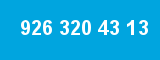 926 320 43 13